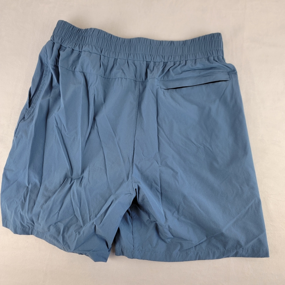 Aolesy Men’s Running Shorts Workout Gym Athletic Shorts Elastic Waist Zip Pocket - Picture 3 of 10